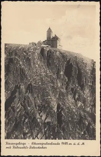 BS Bundesvereinigungsamt Hohenelbe sur AK Neigegrabenbaude, SSt HÖGENBE 17.9.43