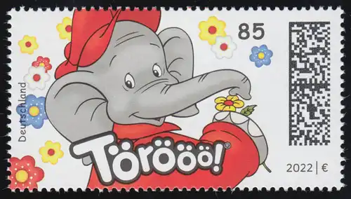 3677 Benjamin Blümchen, nassklebend, ** postfrisch