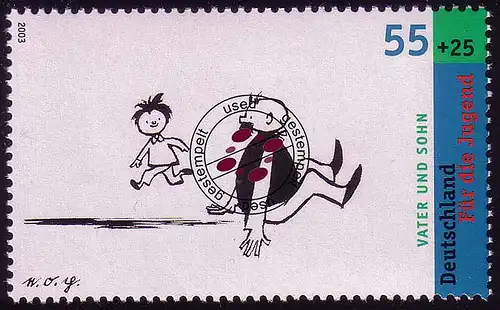 2351 Jeunesse Père et Fils 55+25 C de bloc 63 E