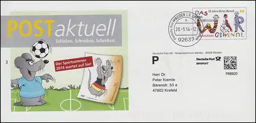 Action en plus homme: POSTaktuell souris sportives en été WEIDEN 20.5.14