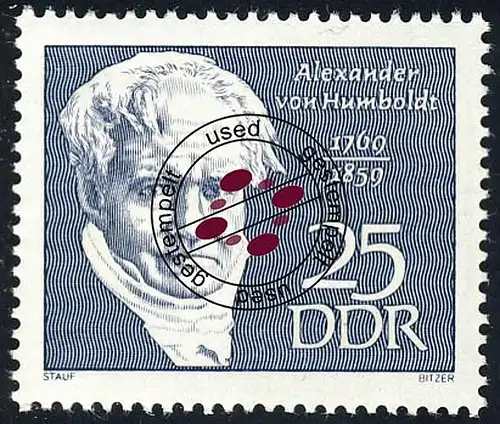 1442 Persönlichkeiten von Humboldt 25 Pf O