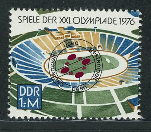 2132 Olympische Sommerspiele 1976 1 M aus Block 46 O