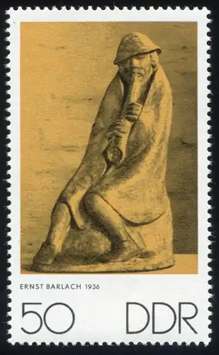 1612 Oeuvres 50 Pf. avec PLF tache foncée sur la cape, case 7, **