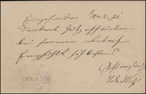 Bayern P 44/01, paragraphe 5 Pf vert DV 95, ROSENHEIM 2 - 1.11.95 vers Niederaudorf