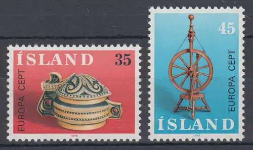 Europaunion 1976 Island 514-515, Satz ** / MNH