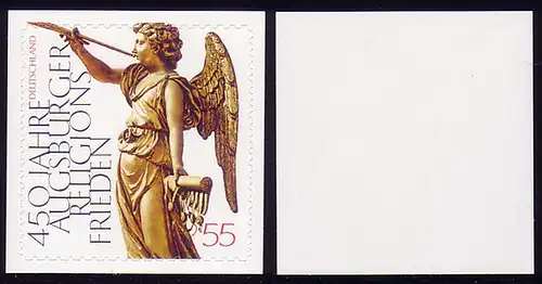 2700I Engel/sk aus MH 76 Winter - auf NEUTRALER Folie, 10 Einzelmarken, alle **