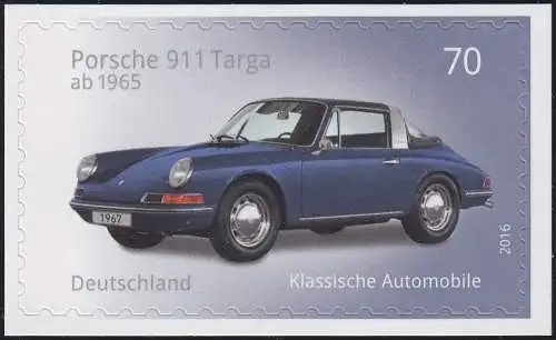 3213 Porsche 911 Targa, autocollant Nouveau film, set de 10 pièces, tous **
