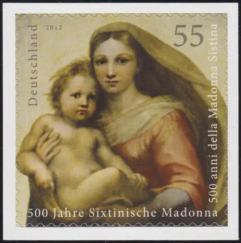 2965 Madonna Sixtine autocollante Nouveau film, set de 10 pièces, tous **