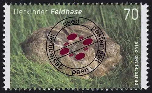 3217 Enfants d'animaux: Lapins, autocollants, O