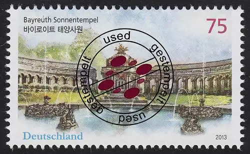 3013 Sonnentempel in Bayreuth O gestempelt