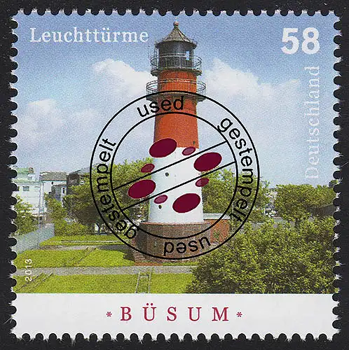 3011 Leuchtturm Büsum O gestempelt