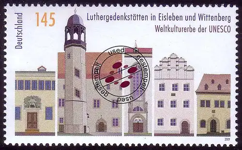 2736 Luther/UNESCO Eisleben und Wittenberg O gestempelt