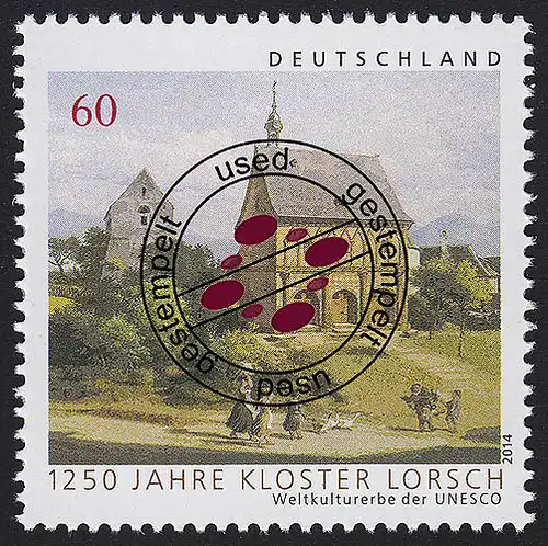 3050 Weltkulturerbe der UNESCO: Kloster Lorsch, nassklebend O
