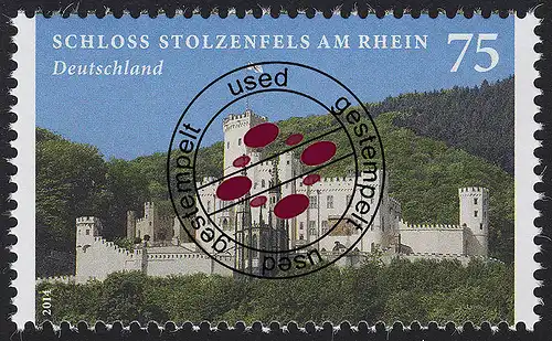 3049 Burgen und Schlosser: Schloss Stolzenfels am Rhein O