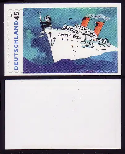 2807 Andrea Doria, autocollant Nouveau film, set de 10 pièces, tous **