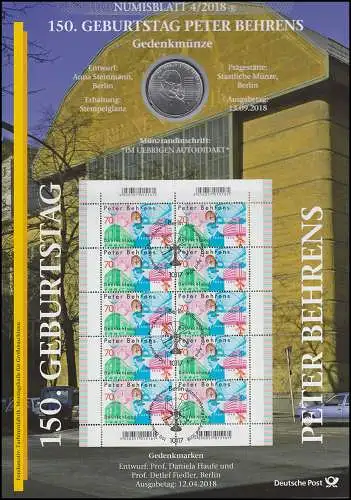 3373 Peter Behrens: Industriedesign - Numisblatt 4/2018