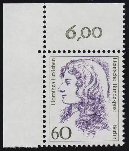 824 Femmes 60 Pf coin ol ** frais de port