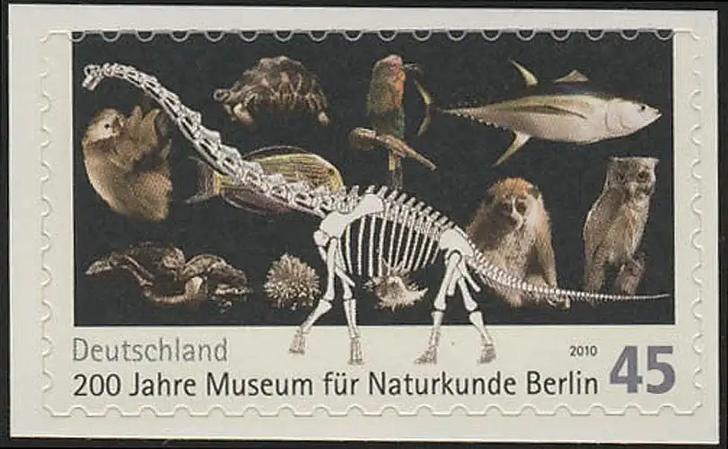 2780 Musée d'histoire naturelle, film autocollant NOUVEAULE, set de 10 pièces, tous **