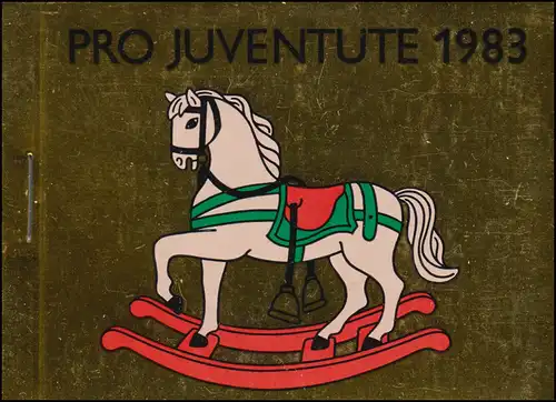 Suisse Carnets de marques 0-77, Par Juventute Jouets pour enfants 1983, ESSt