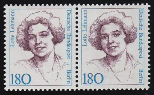 844 Frauen 180 Pf waag. Paar ** postfrisch