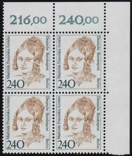 827 femmes 240 pf eck-Vbl. or ** post-fraîchissement