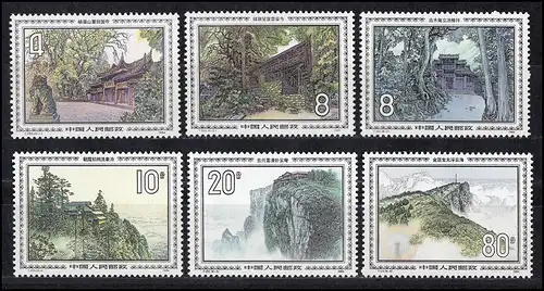 1978-1983 China - Landschaften, postfrisch ** / MNH