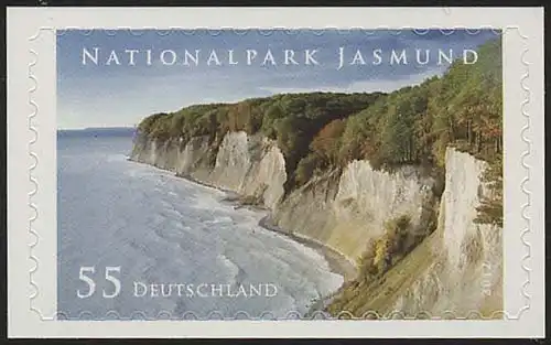 2908 Nationalpark Jasmund selbstklebend NEUTRALE Folie, 10 Einzelmarken, alle **