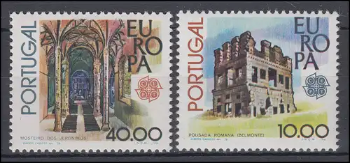 Union européenne 1978 Portugal 1403-1404, taux ** / NH