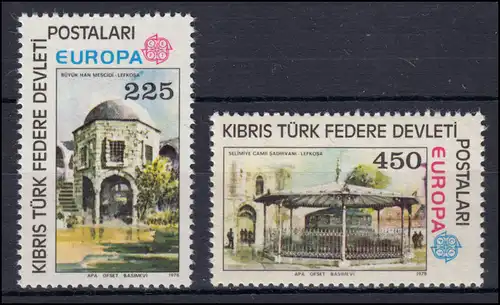 Europaunion 1978 Türkisch-Zypern 55-56, Satz ** / MNH