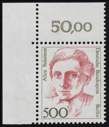 830 Femmes 500 Pf Coin ol ** Post-fraîchissement