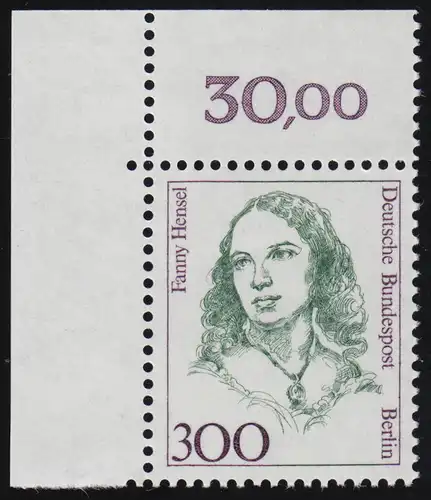 849 Femmes 300 Pf Coin ol ** Post-fraîchissement