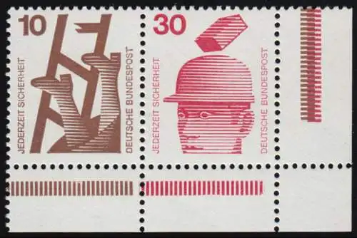 ER W 29.4 - 30-10 Pf de MHB 16, coin en bas à droite, frais de port **