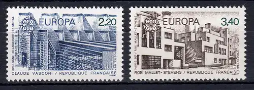 Union européenne 1987 France 2603-2604, taux ** / NHM