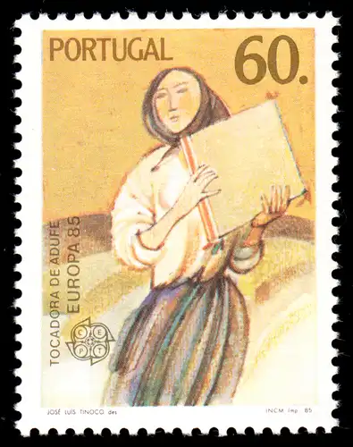 Europaunion 1985 Portugal 1656, Marke ** / MNH