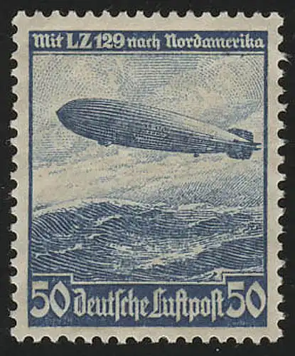 606Y Zeppelin LZ129 50 Pf (*)