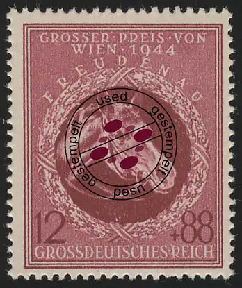 901 Großer Preis von Wien 1944 12+88 Pf O