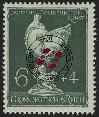 902 Gesellschaft für Goldschmiedekunst 1944 6 Pf O