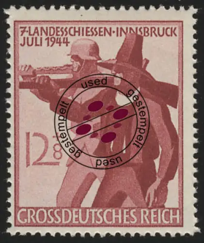 898 Tir du Tyrol 12+8 Pf O