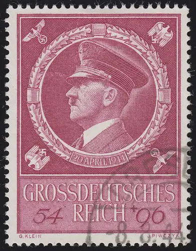 887 anniversaire de Hitler 1944 - Marque O