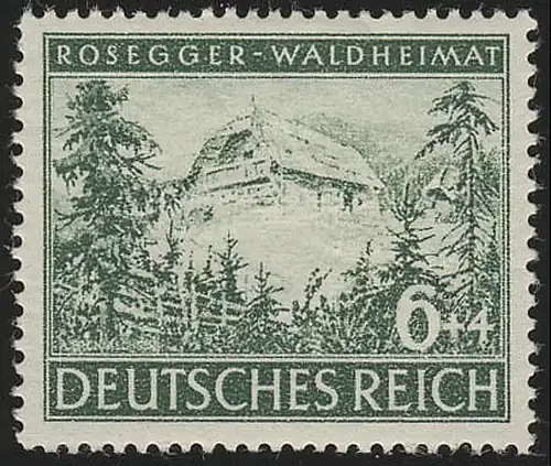 855 Peter Rosegger 6+4 Pf **