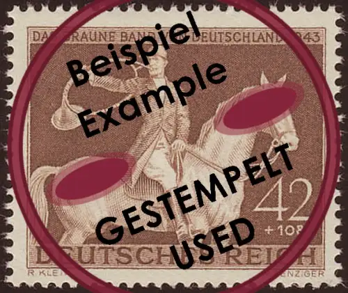 854 Das Braune Band 1943, gestempelt O