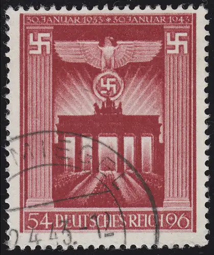 829 Machtergreifung 1943 - Marke O