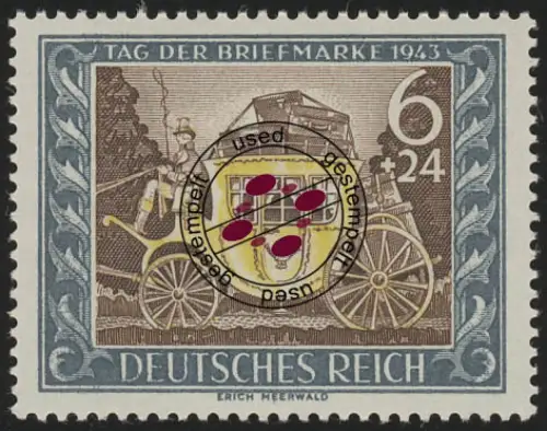 828 Tag der Briefmarke, gestempelt O