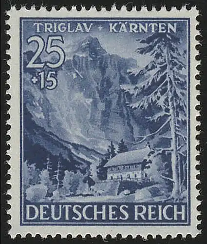 809 Eingliederung Triglav/Kärnten 25+15 Pf **