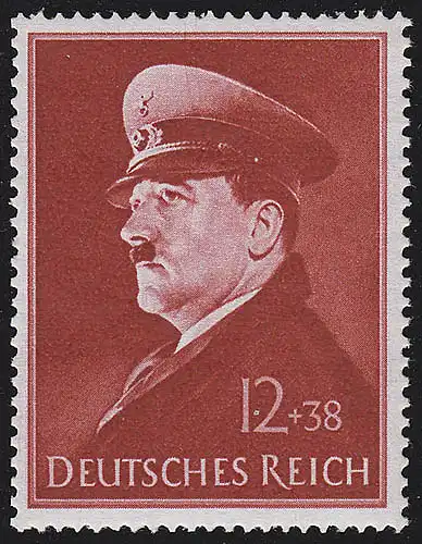 772y Hitlers Geburtstag 1941 - waagerecht geriffelt, **