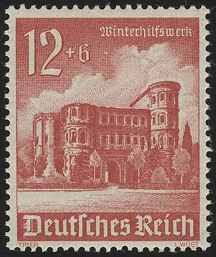 756 Fonds d'hiver Constructions 12+6 Pf **