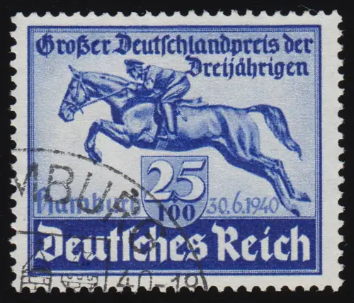 746 Das Blaue Band 1940 - Marke O gestempelt