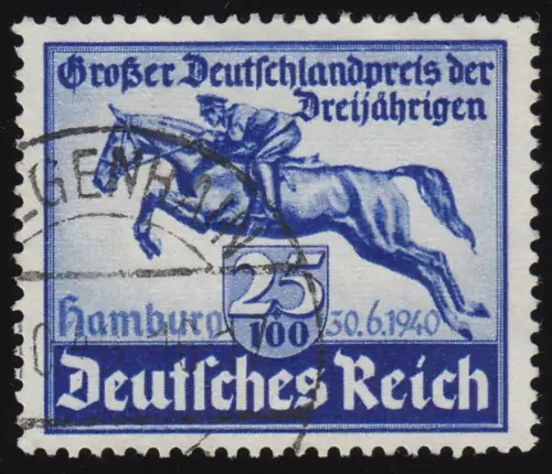 746 Das Blaue Band 1940 - Marke O gestempelt