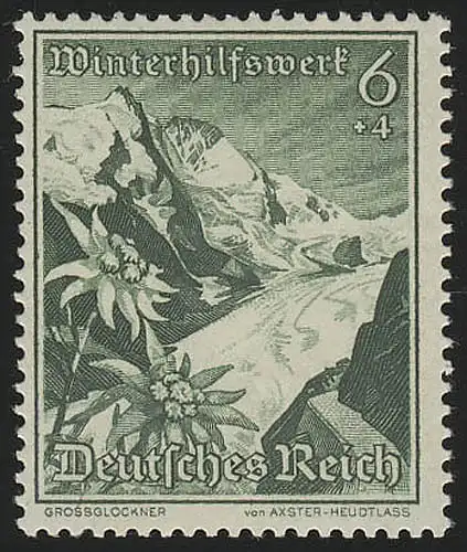 678 WHW Großglockner/Edelweiss 6+4 Pf **