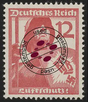 645 Luftschutz 12 Pf O